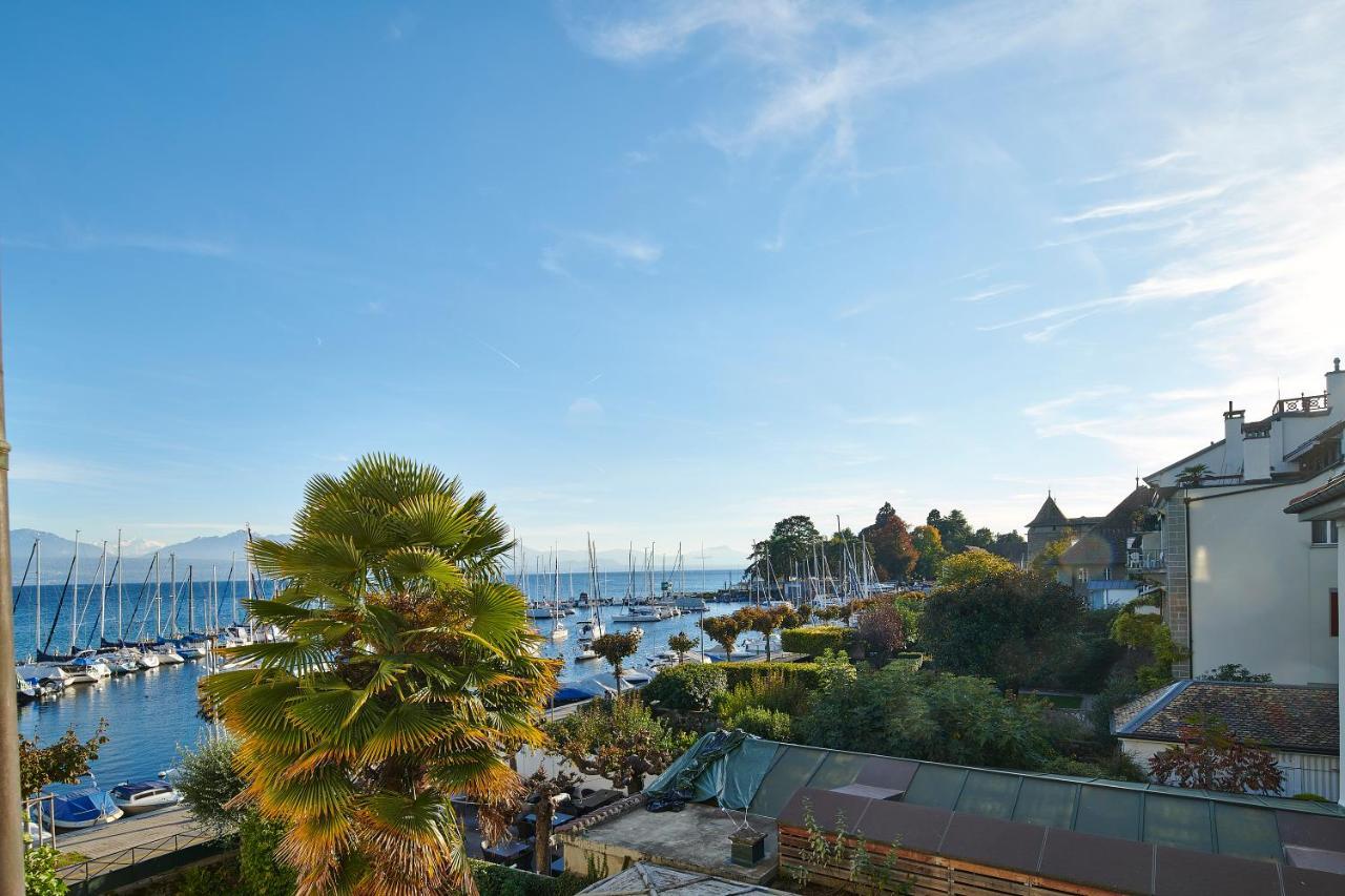 Romantik Hotel Mont Blanc Au Lac Morges Eksteriør billede