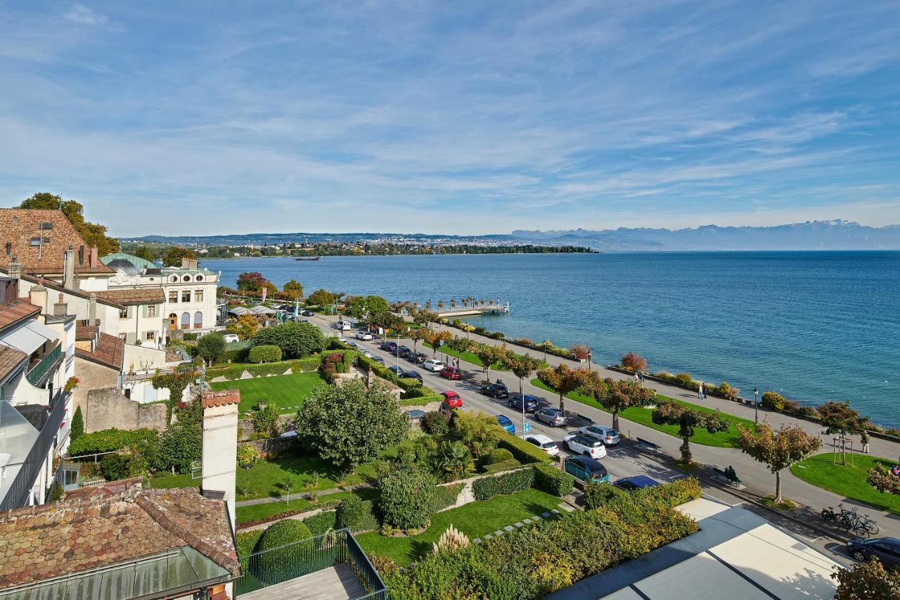Romantik Hotel Mont Blanc Au Lac Morges Eksteriør billede