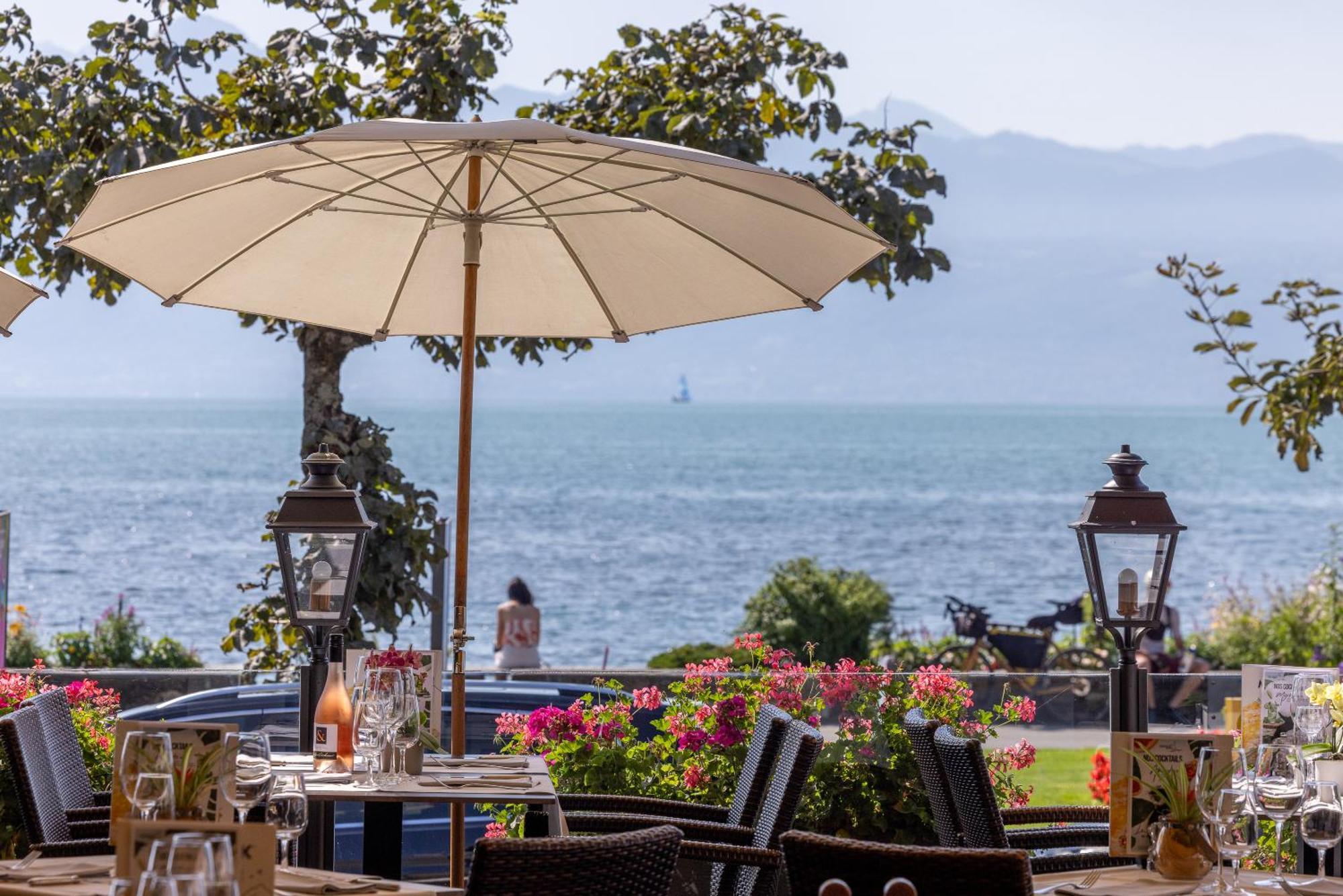 Romantik Hotel Mont Blanc Au Lac Morges Eksteriør billede
