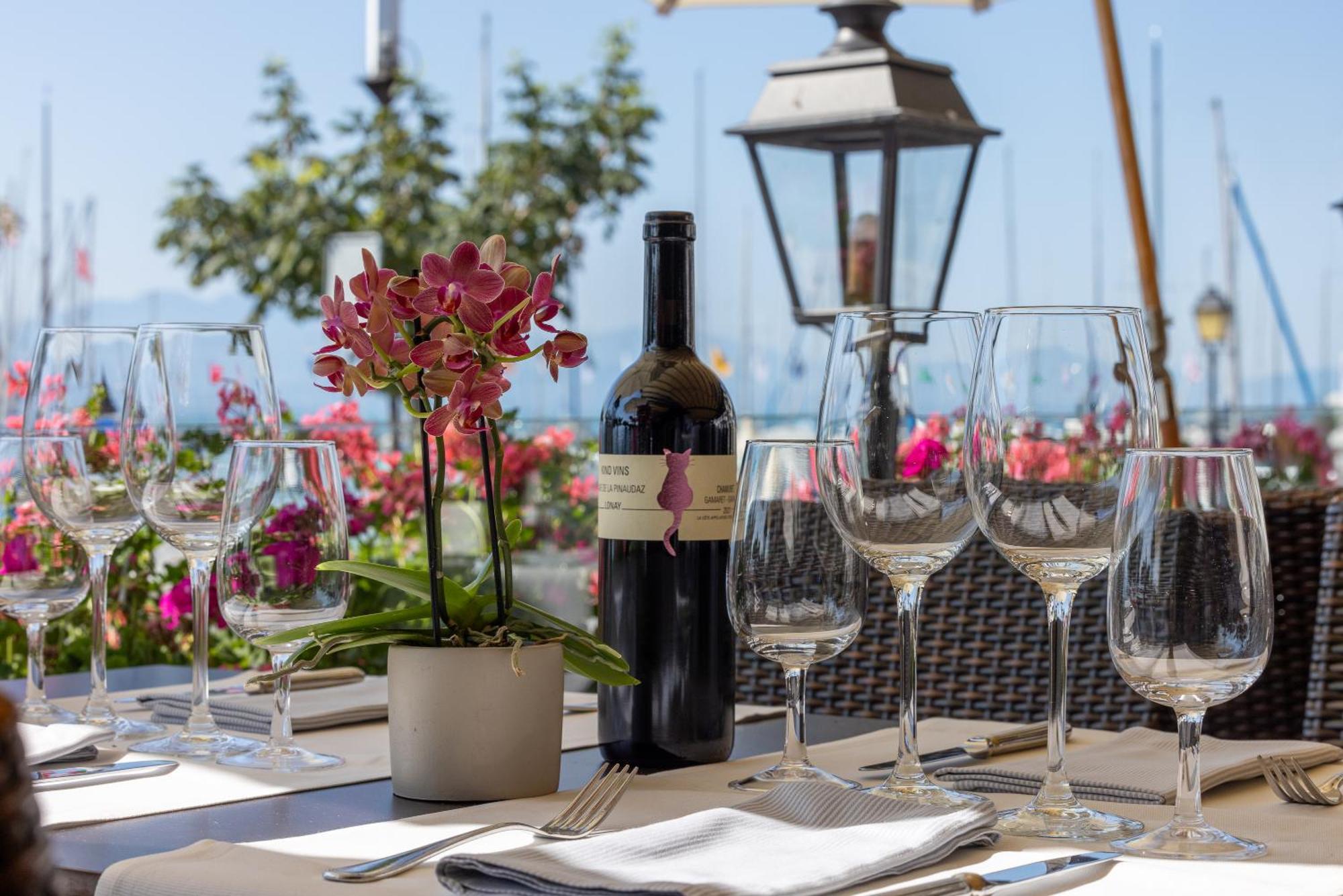 Romantik Hotel Mont Blanc Au Lac Morges Eksteriør billede