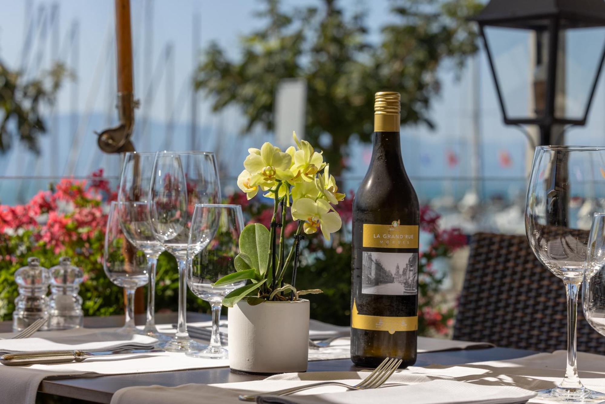 Romantik Hotel Mont Blanc Au Lac Morges Eksteriør billede