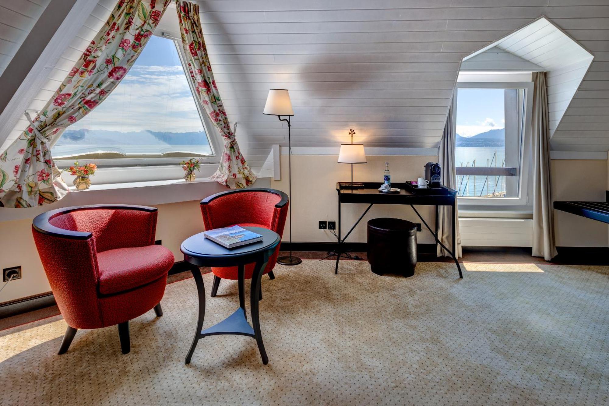 Romantik Hotel Mont Blanc Au Lac Morges Eksteriør billede